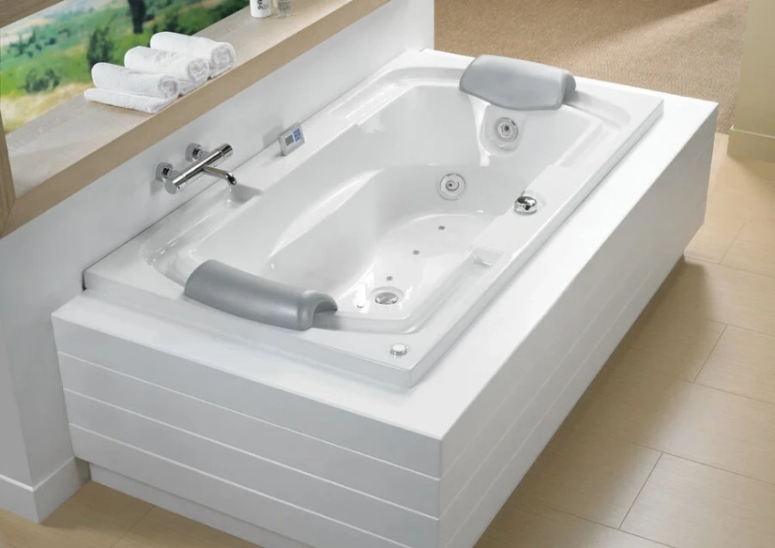 Ванна гидромассажная Riho Thermae Line Lisette 195 х 105 см BZ14 (детальная фотография), прямоугольные