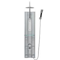 Душевая панель River 09 матовый хром