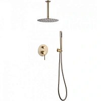 Душевой комплект Abber Emotion золото матовое