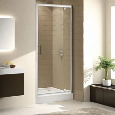 Душевая дверь в нишу Cezares Eco 80 см стекло рифленое Punto