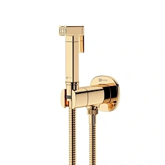 Гигиенический душ со смесителем Lemark Solo золото