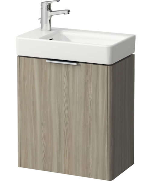 Раковина Laufen Pro S 48 см левая, с 1 отверстием для смесителя 8.1595.5.000.104.1 (детальная фотография), подвесные, пристенные