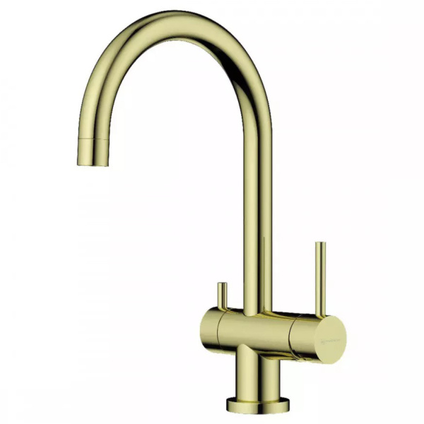 Смеситель для питьевой воды Omoikiri Yamada LG светлое золото 4994479 (детальная фотография)