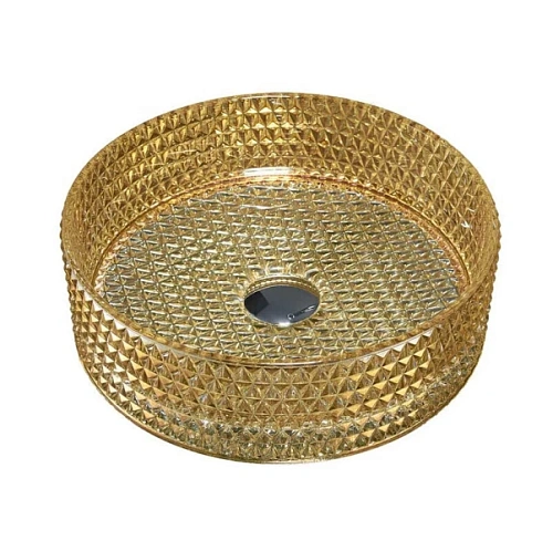 Раковина Vincea 40 см золото - фото 3