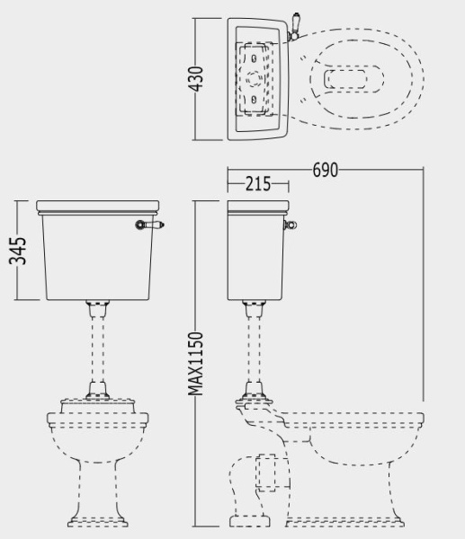 Схема (детальная фотография), с бачком