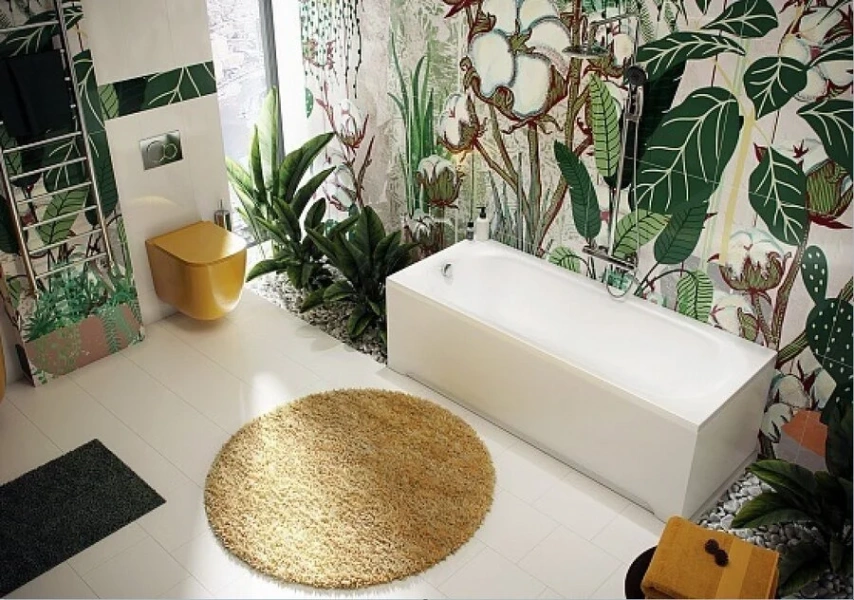 Ванна акриловая Акватек Лугано 160x70 см прямоугольная LUG160-0000001 (детальная фотография), современныe, hi-tech