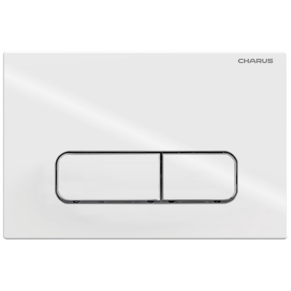 Клавиша смыва Charus Elegia белая глянцевая FP.320.11.01 (детальная фотография)