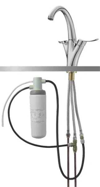 Смеситель для кухни Jacob Delafon Carafe однорычажный, матовая сталь E18865-VS (детальная фотография), современные, hi-tech