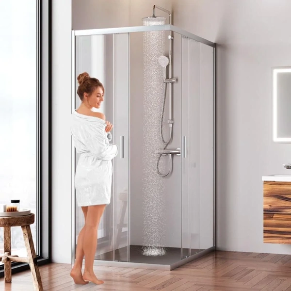 Душевой уголок Am.Pm Gem 120x90 см профиль хром матовый W90G-403-120290-MT (детальная фотография), сатин