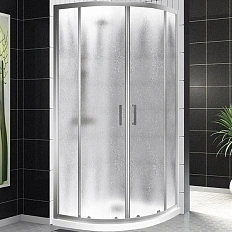 Душевой уголок BelBagno Uno-195 100х100 см стекло шиншилла