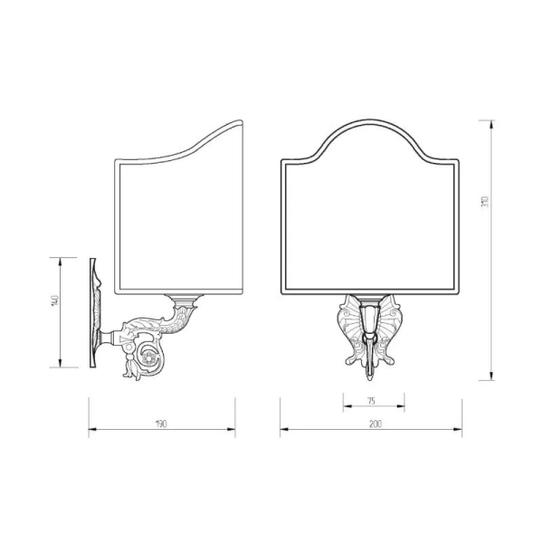 Светильник Migliore Elisabetta золото 17077 (детальная фотография), классические, ретро, декорированные