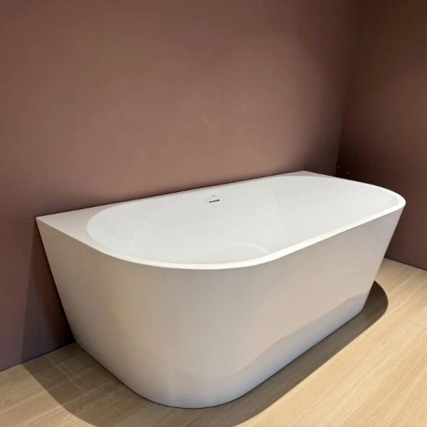 Ванна акриловая Abber AB9503-1.4, 140 x 70 см, белая (детальная фотография), без гидромассажа