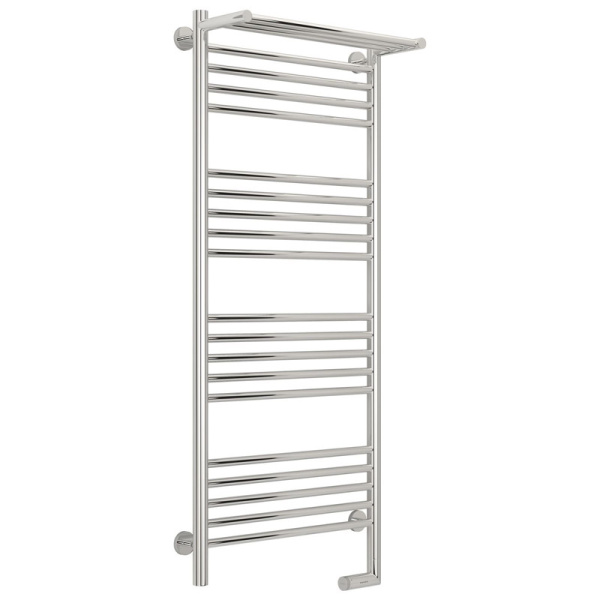 Полотенцесушитель электрический правый, с полкой цвет без покрытия Сунержа Богема 2.0 1200х500 00-5207-1250 (детальная фотография)