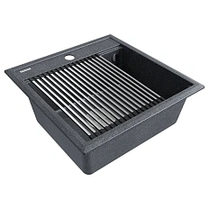 Мойка для кухни Paulmark Stepia 50 см графит