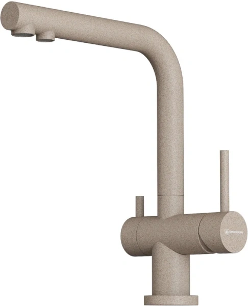 Смеситель для кухни Omoikiri Nagano-SA-P бежевый 4055.8028P (детальная фотография), для кухни