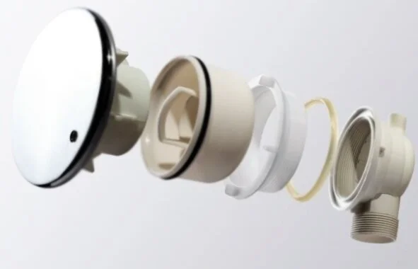 Душевой поддон Cezares Tray 90х80 см акриловый TRAY-A-AH-90/80-15-W (детальная фотография), низкие до 15 см