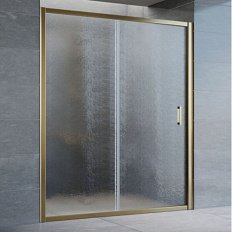 Душевая дверь профиль бронза стекло шиншилла Vegas-glass