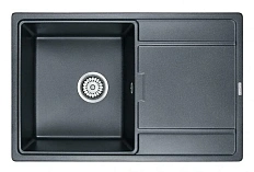 Мойка для кухни Paulmark Flugen 78 см черный металлик