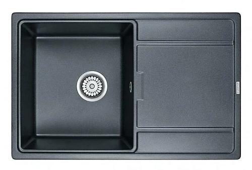 Мойка для кухни Paulmark Flugen 78 см черный металлик - фото 3