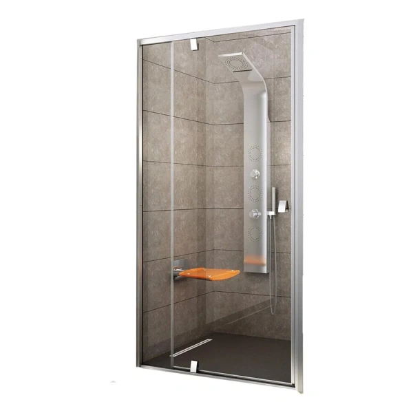 Душевая дверь в нишу Ravak Pivot PDOP2 100 см профиль сатин 03GA0U00Z1 (детальная фотография)