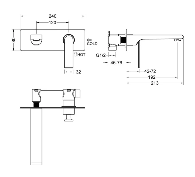 Смеситель для раковины Timo Anni черный матовый 2771/03SM (детальная фотография), для раковины