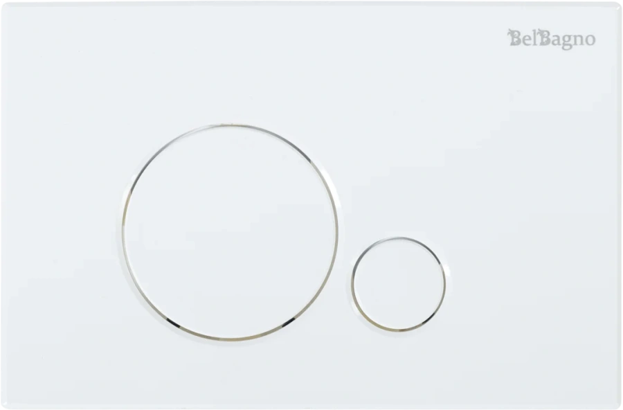 Унитаз с инсталляцией Belbagno Uno кнопка белая BB3105CHR/SC/BB002-80/BB014-SR-BIANCO (детальная фотография), в наличии