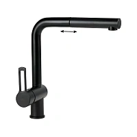 Смеситель для кухни Paffoni Ringo черный