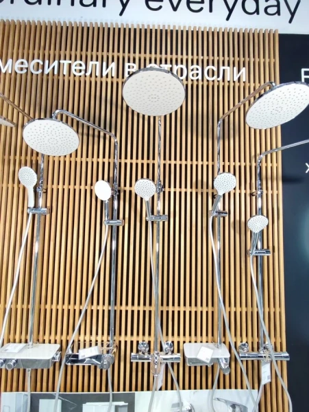 Душевая стойка Am.Pm Like с термостатом F0780564 (детальная фотография), в наличии