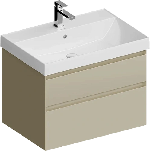 Тумба под раковину подвесная Kerama Marazzi Cubo 70 см лимо - фото 5