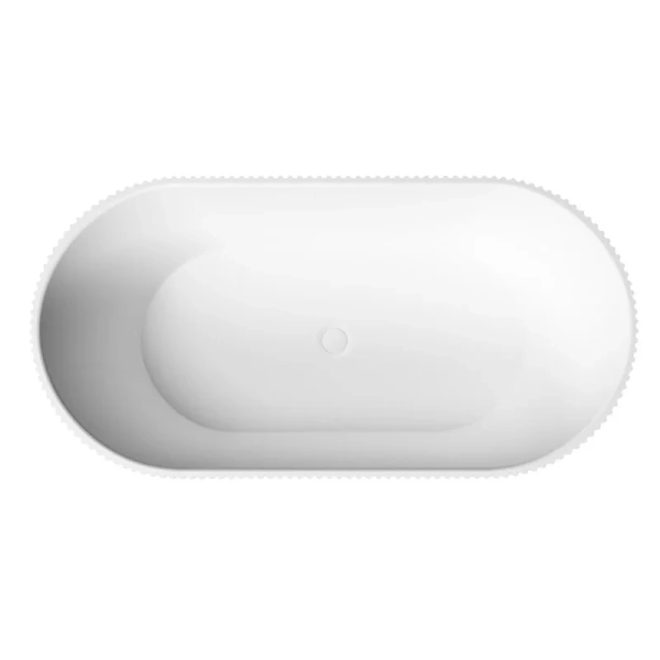 Aкриловая ванна Sancos Vivia FB24 отдельностоящая, 170 х 80 см, белый (детальная фотография), овальные