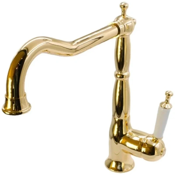 Смеситель для кухни Migliore Oxford золото 18274 (детальная фотография), на мойку, на столешницу