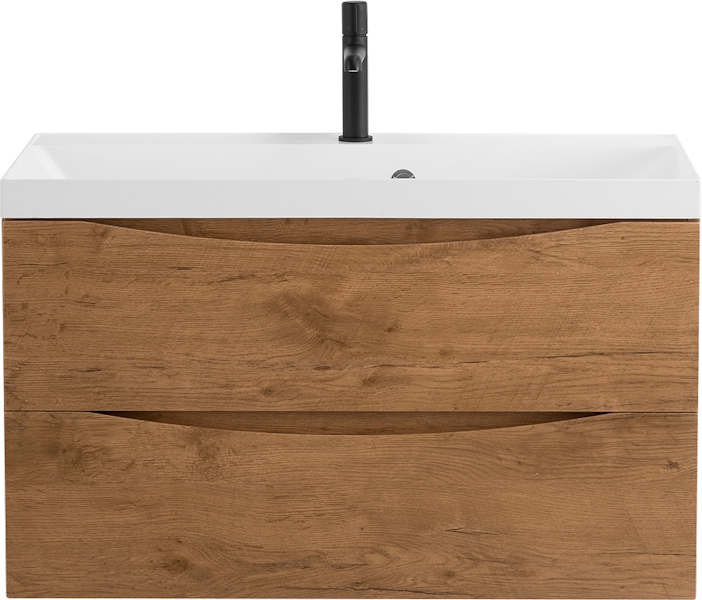 Тумба под раковину подвесная BelBagno Marino 90 см rovere nature MARINO-900-2C-SO-RN-P (детальная фотография)