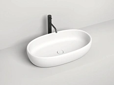 Раковина Salini Luce 70 см белый матовый