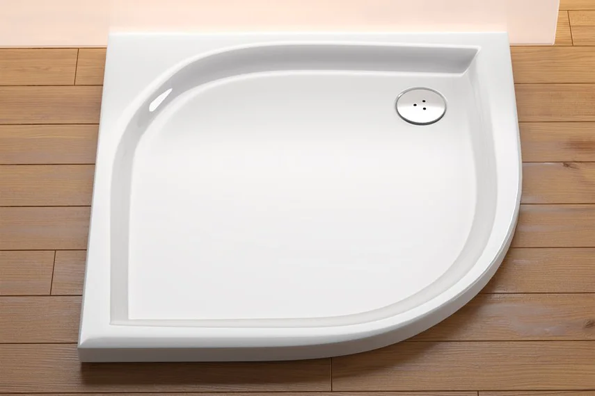 Душевой поддон Ravak Elipso 80 (детальная фотография), низкие до 15 см, средние от 15 до 30 см