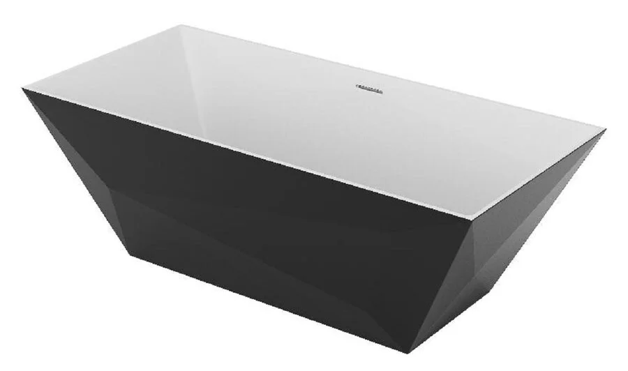 Ванна из искусственного камня Belux Триумф Тр-1700, 4810924280961, 170 x 80 см, черный (детальная фотография)