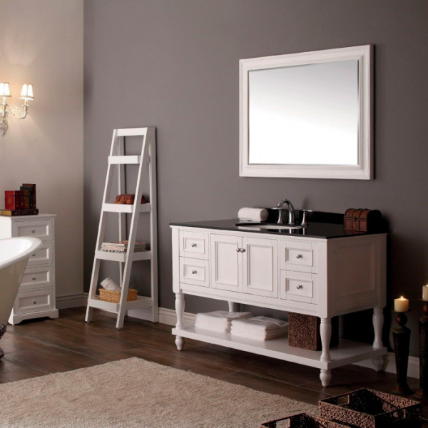 Зеркало, цвет белый, Tessoro EDEN TS-8002-M-W (детальная фотография), по запросу