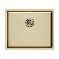 Мойка для кухни Paulmark Next 54 см брашированное золото