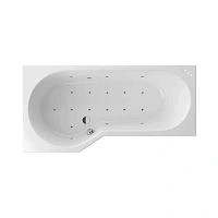 Ванна гидромассажная Excellent Be Spot Relax 160 x 80 см, левая, белый/хром, WAEX.BSL16.RELAX.CR