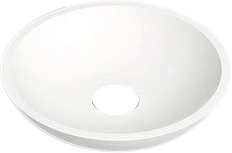 Раковина Salini Callista 05 37 см накладная, белая матовая