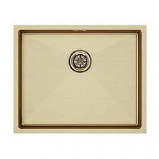 Мойка для кухни Paulmark Next 54 см брашированное золото