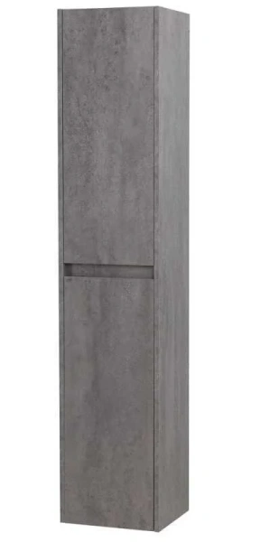 Шкаф-пенал подвесной BelBagno Kraft 33 см cemento grigio левосторонний KRAFT-1600-2A-SC-CG-L (детальная фотография), недорого