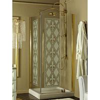 Душевой уголок, профиль золото, Eurodesign