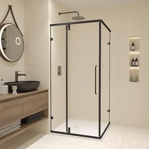 Душевой уголок RGW Classic CL-035B 90x90 см стекло прозрачное - фото 1