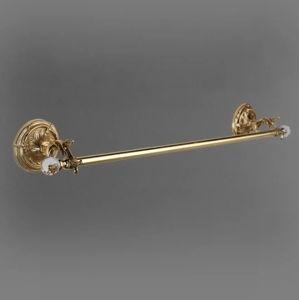 Полотенцедержатель, античное золото, Art&Max Barocco Crystal AM-1779-Do-Ant-C (детальная фотография), в наличии