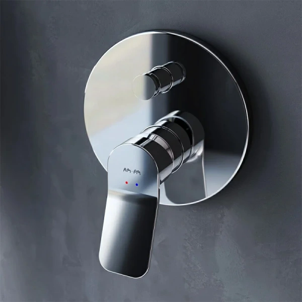 Душевой комплект Am.Pm X-Joy с внутренней частью для ванны с душем FB85A10010 (детальная фотография), современные, hi-tech index_1