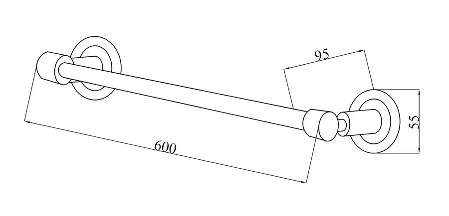 Полотенцедержатель Boheme Murano декор белый 10902-W-G (детальная фотография), классические, ретро, декорированные