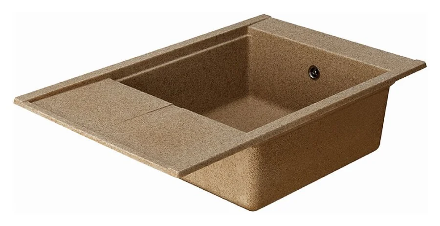 Мойка для кухни Акватон Делия 78 см терракотовая 1A715132DE270 (детальная фотография), врезные