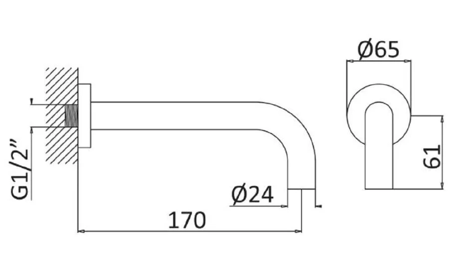 Излив для ванны Cezares Leaf хром LEAF-SC-01 (детальная фотография), нет в наличии