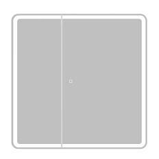 Зеркальный шкаф с подсветкой BelBagno Marino 80 см с сенсорным выключателем