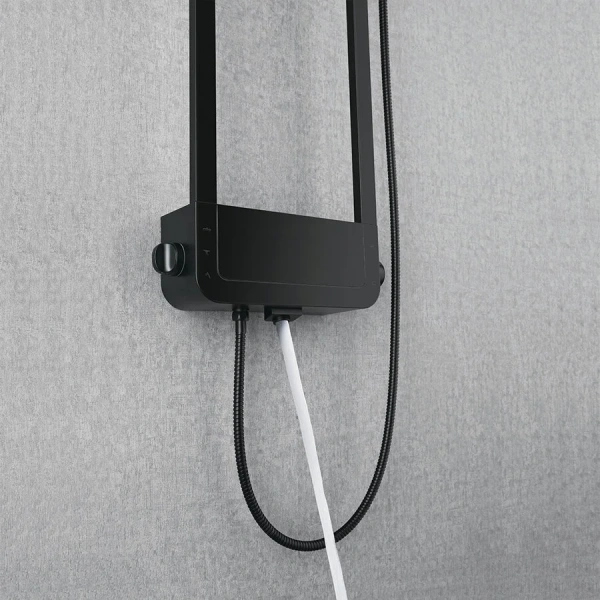 Душевая панель Black&White Seasons графитовый черный 1220W0 (детальная фотография), без гидромассажа